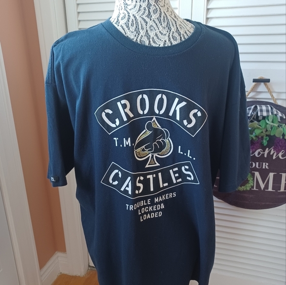 Crooks & Castles Men's XL 100% Cotton T-Shirt - Picture 1 of 8